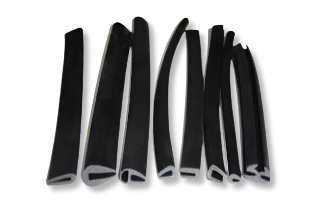 PVC flexible beading profiles for doors and glass sealing